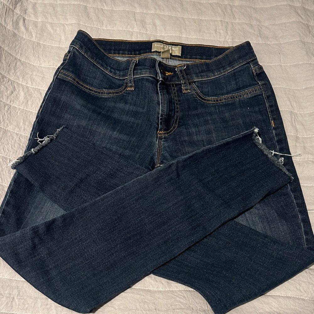 Banana Republic Women's Dark Wash Skinny Jeans